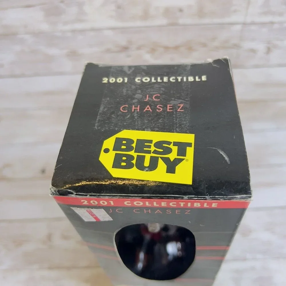 VTG 2001 NSYNC JC Chasez Bobble Head 8”‎ Doll Best Buy Exclusive w/Authenticity